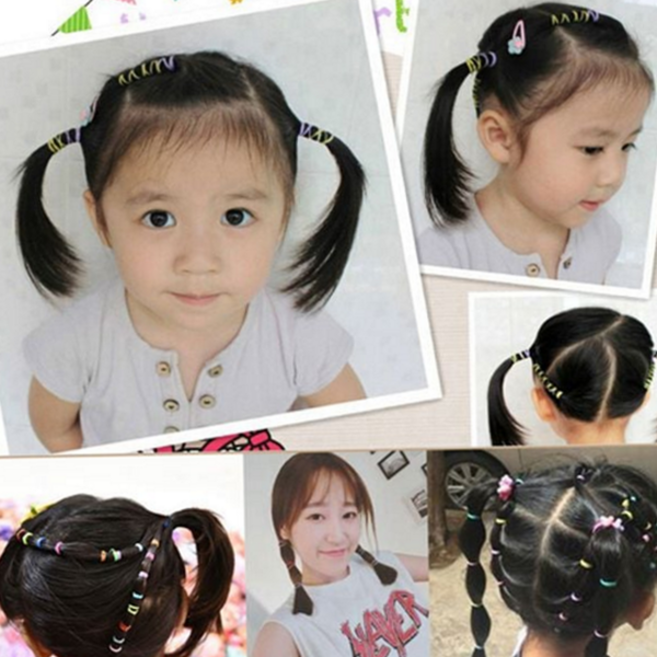 대용량 머리 끈 데일리 다용도 고무줄 머리 끈 고무링 헤어밴드 액세서리 신생아 어린이 베이비 아기 아동