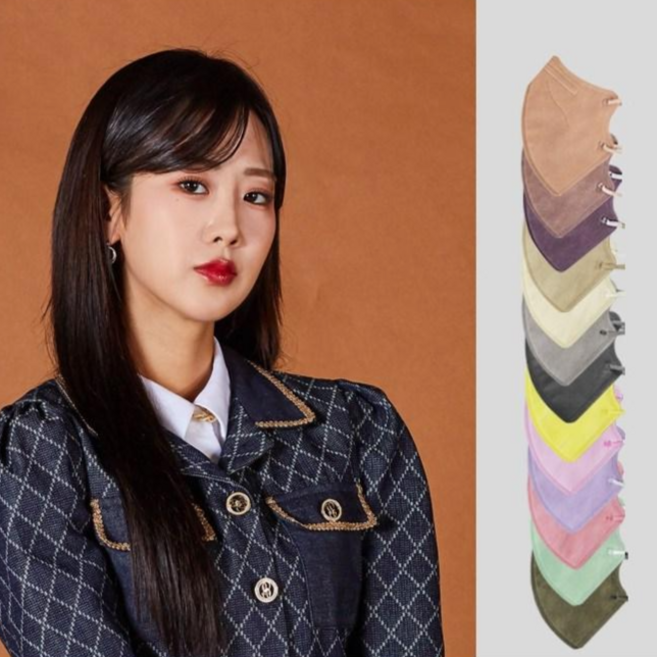 더맑은 참 황사 KF94 새부리형 마스크 숨쉬기편한 귀안아픈 컬러 13종 대형 100매, 베이지(연한황색)