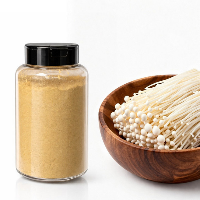 국산 팽이버섯 분말 가루, 1개, 200g