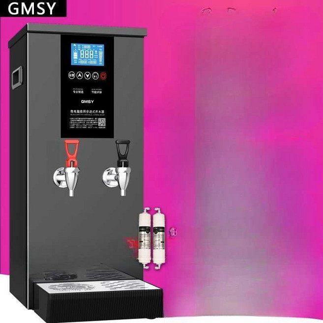 핫워터디스펜서 편의점 카페 온수기 듀얼코크 자동, 35L 일반형 모델 블랙 60L