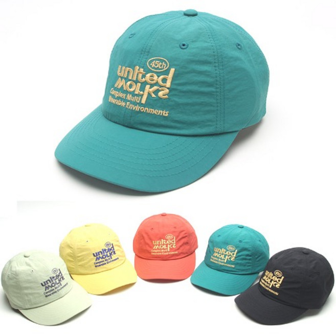 45th united works 볼캡 모자 러닝 캠프캡 나일론 캡모자