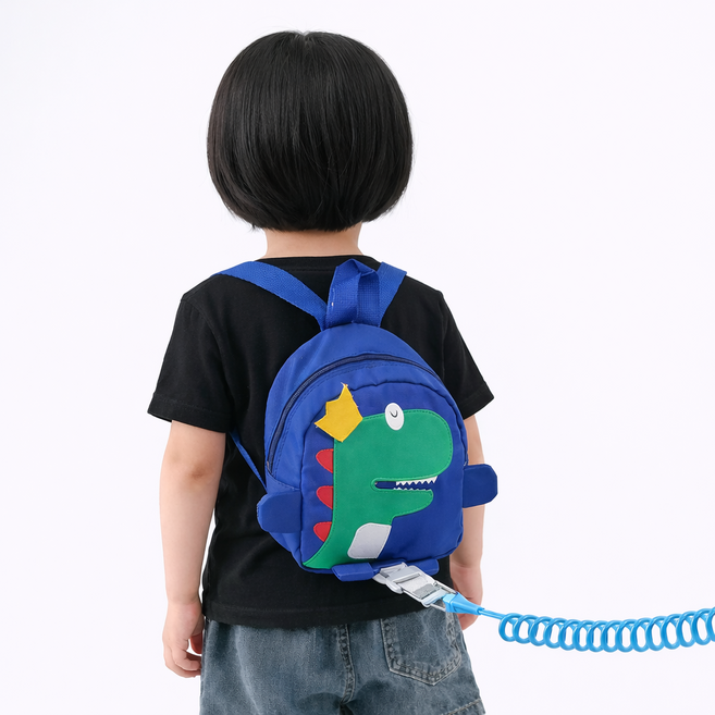 벨라마마 미아방지 아기 공룡가방 리드줄