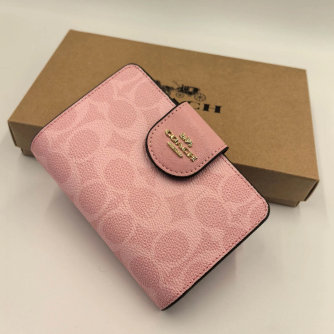 4위 - 코치 코너 지퍼 지갑 CW786IM, 1-Pink, 13X8.5CM