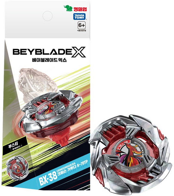 베이블레이드 BX-38 크림슨 가루다 4-70TP, 단품, 1개