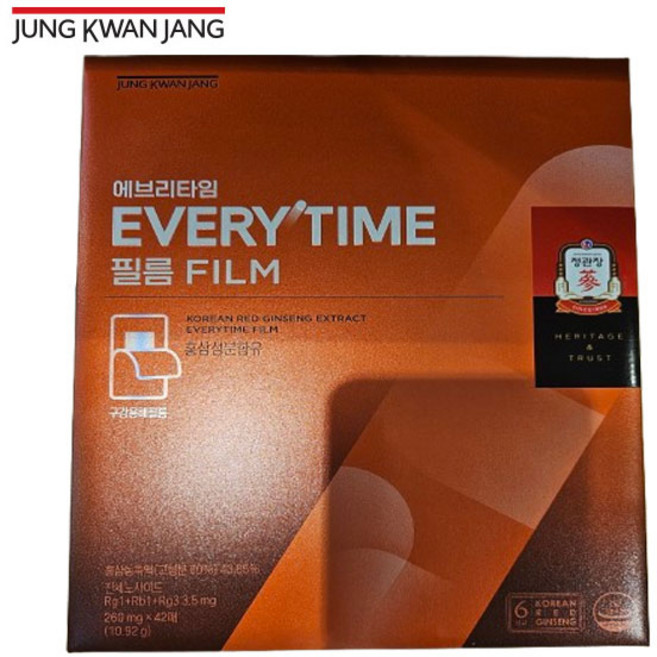 [정관장]신상품 에브리타임 필름 260mg42매, 1박스