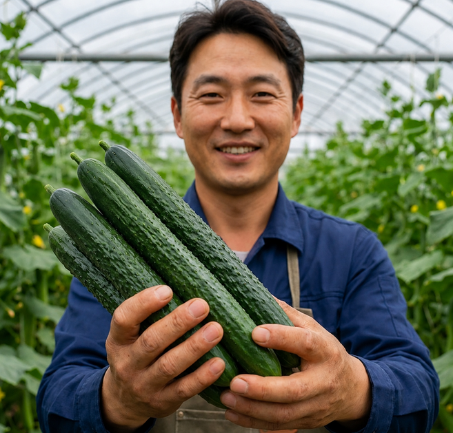 야채삼촌 국내산 취청오이, 1개, 2kg