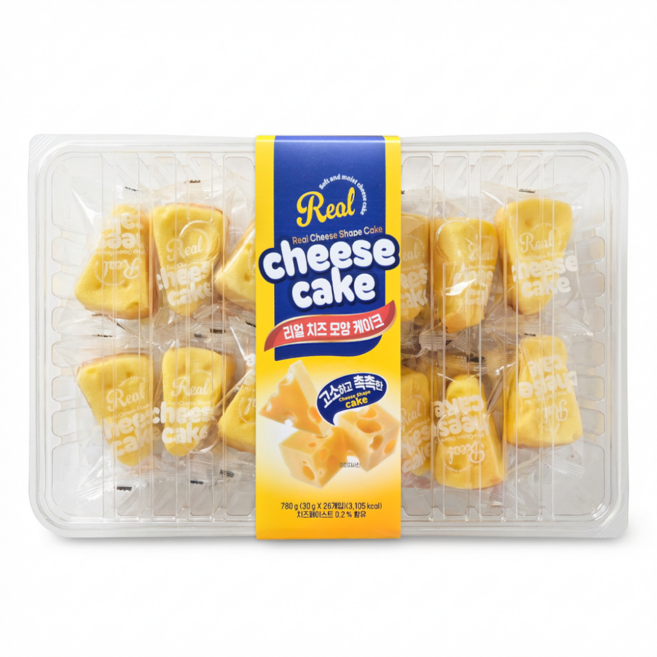 키즈웰 리얼 치즈 모양 케이크, 780g, 1개