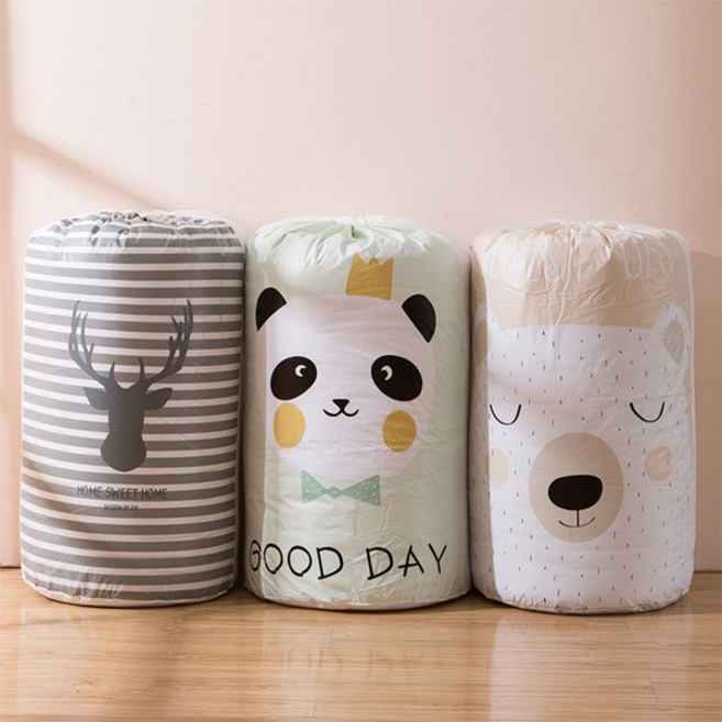 이불주머니 이불정리함 이불 보관백 이불수납함 다용도 이불파우치, 이불파우치(곰돌이), 1개