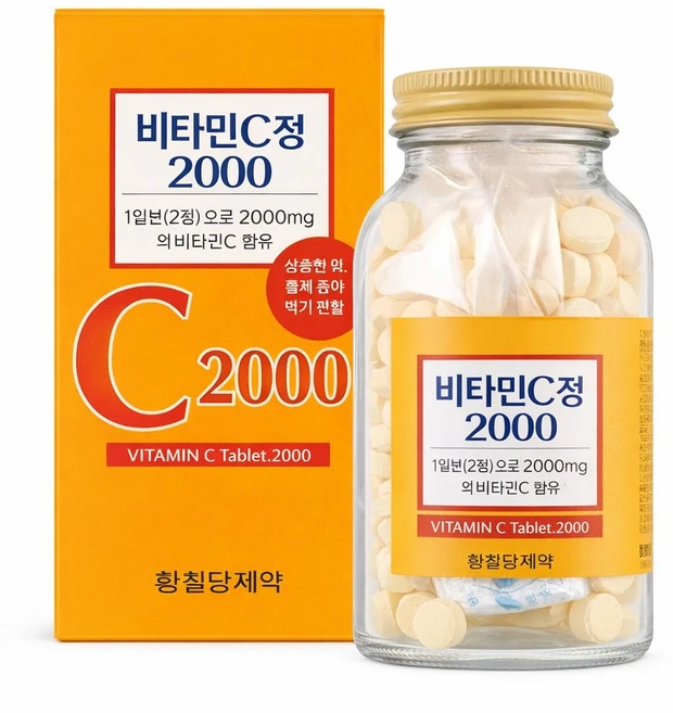 일본 100년 전통 비타민 C정 2000 쿠니키치 1개 240정 - 쿠팡