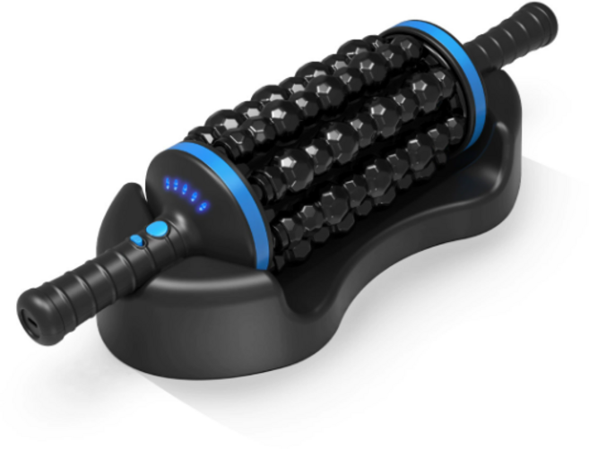 프롬마켓 자동롤러마사지기 붓기빼는기계 안마기 괄사, 블루, 1개