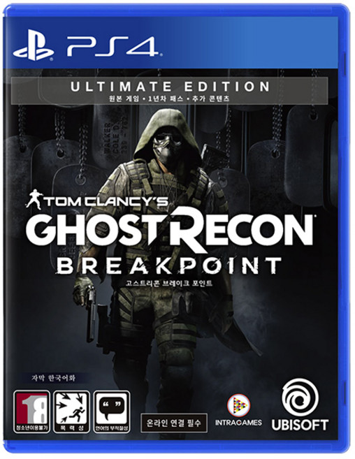 플레이스테이션 PS4 고스트 리콘 브레이크 포인트 얼티밋 에디션 한글판 미개봉 새상품, 비닐 개봉시 반품 불가