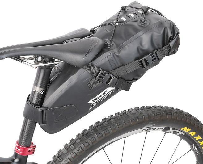 라이노워크 자전거 안장가방 5L 방수 새들백 RK19512, 블랙, 1개