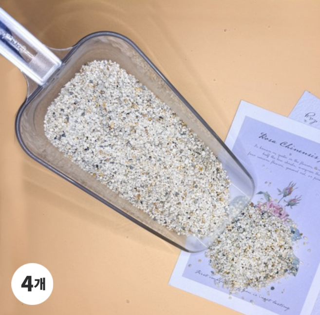 고급모래 프리미엄 규사 소포장, 4개, 규사3호 1kg