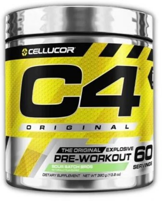 셀루코어 C4 오리지날 프리-워크아웃 운동전 부스터 / Cellucor C4 Original Pre Workout Powder, 1개, 390g - 쿠팡