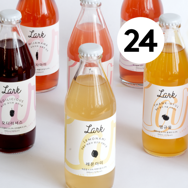 라크소다 오리지널 24병 세트, 24개, 300ml, 생강난다