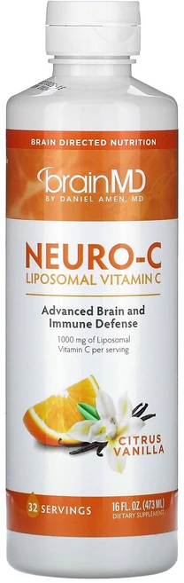 BrainMD Neuro-C 시트러스 바닐라 473ml(16fl oz) BrainMD (브레인MD), 1개 - 쿠팡