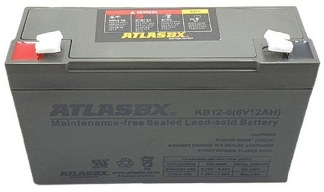 아트라스BX KB12-6 (6V 12AH), 1개입, 1개