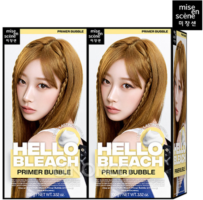 미쟝센 뉴 헬로블리치 프라이머 버블 탈색약, 2개