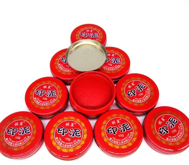 快乾印泥 速乾印章用小印泥 輕便易攜帶, 1個