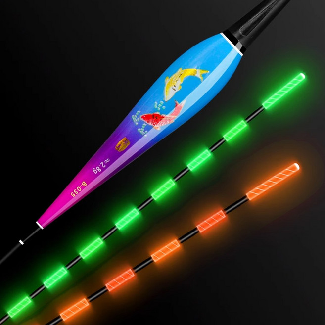 아띠꼴로 변해 그냥들어 민물 낚시 LED 나노 센서 전자찌, 1개, B-037(부력3.2g)