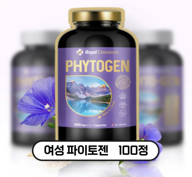 phytogen 캐나다간다 여성 영양제 리그난 본사 직배송, 1개, 100정 - 쿠팡