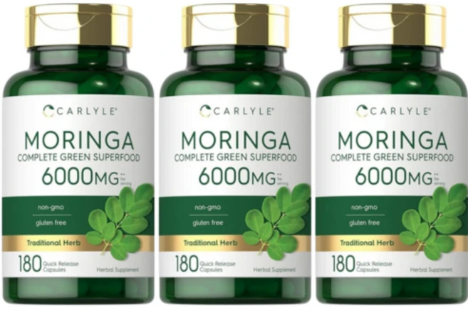 칼라일 모링가 6000mg 180캡슐 3팩, 3개, 180정 - 쿠팡