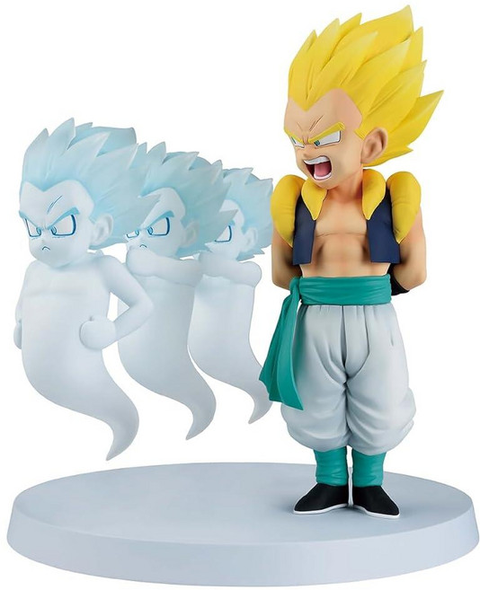 Ichibansho Figure - 드래곤볼 손오공 (드래곤 역사 II) Revible Moment 수집용 조각상 390435, 초사이어인 오천크 & 고스트 (드래곤 역사 Ii)