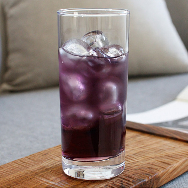 데일리 일자 쥬스잔 300ml 6p세트, 일자 쥬스잔 6p세트