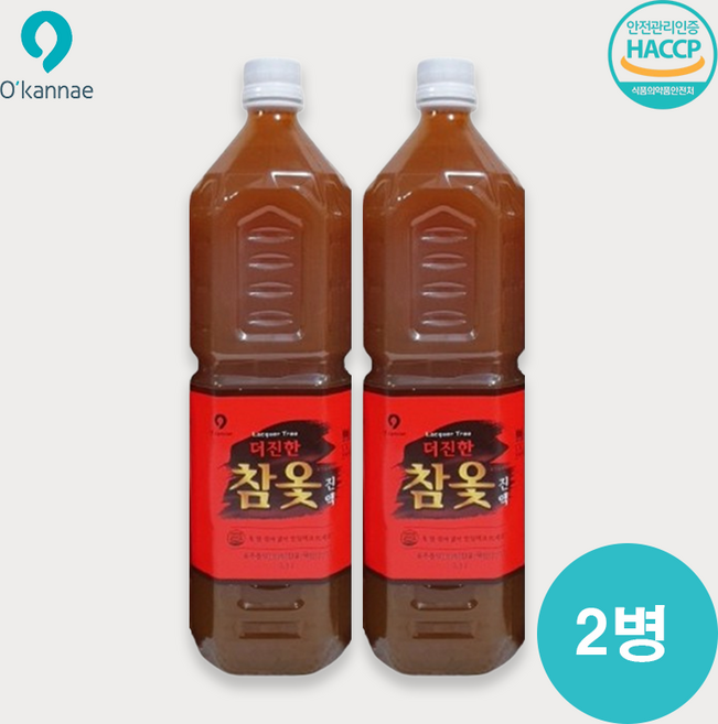 옻가네 더진한참옻진액 신상품 출시특가판매!!, 2개, 1.5L