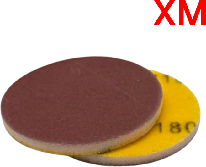 TPU 스펀지 원형 사포 3인치 스폰지 벨크로 디스크 페파 샌더기, 1개