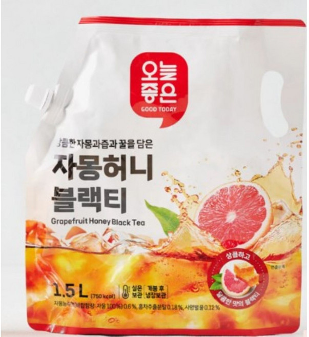 Only Price 자몽허니블랙티 (1.5L), 1.5L, 3개
