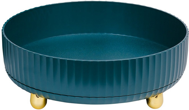 템바보드 양념통 다용도 회전트레이 정리함, 그린, 1개