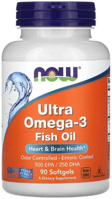 나우푸드 울트라 오메가-3 Omega Fish Oil 소프트겔 90개, 90정, 1개 - 쿠팡
