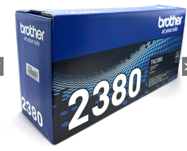 適用多款Brother印表機 提供清晰銳利列印品質, BROTHER原廠TN-2380碳粉匣, 1個