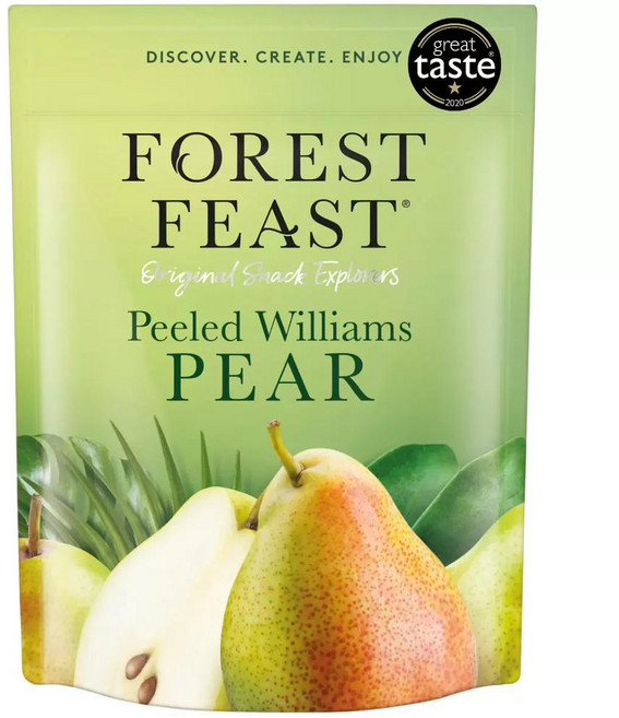 영국 포레스트 피스트 Forest Feast Dried Peeled Williams Pear 건조 윌리암스 배, 2개, 600g