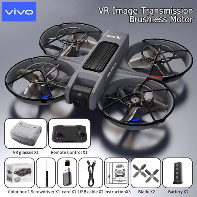 Xiaomi X226 VR 드론 8K 공중 HD 듀얼 카메라 지능형 장애물 회피 5G WIFI 브러시리스 모터 GPS 독점 VR UAV New, [01] X226-8K HD-VR, 1개
