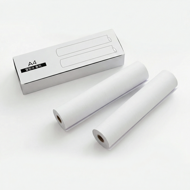 SILUNA 휴대용 A4 블루투스 무선 프린터 열전사 감열식 프린터 + 타투전사/오답노트 프린팅 지원, 1세트, A4 롤 감열지