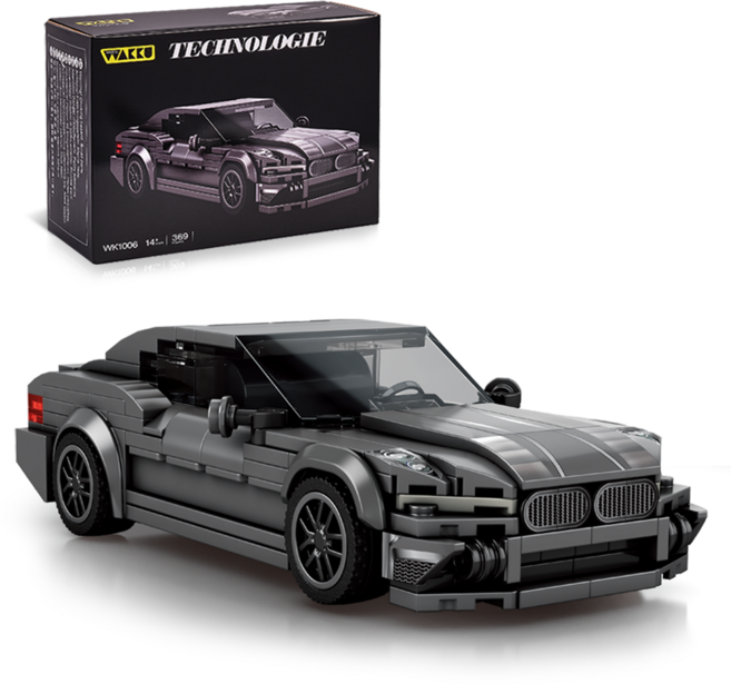 Wakku 스피드챔피언 BMW 스포츠카 블럭 자동차 레고호환블럭 Pcs369, 블록, 1개