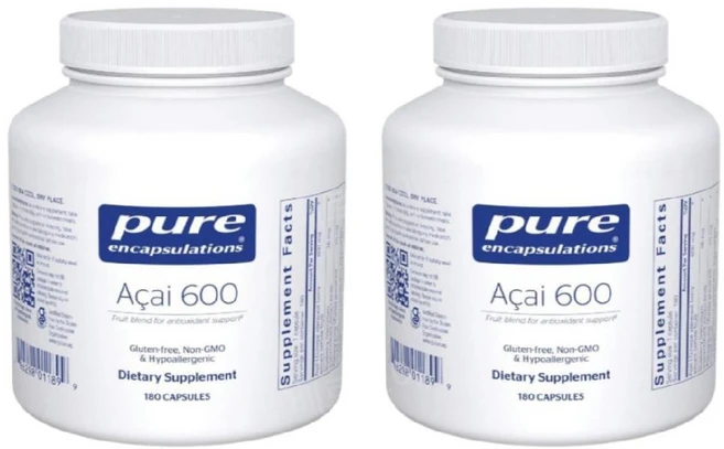 퓨어인캡슐레이션 아사이베리 Acai Berry 600mg 180캡슐 2개 - 쿠팡