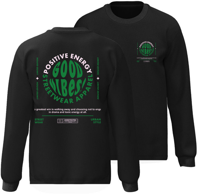 몰토벨리노 썸머 비치 프린팅 오버핏 긴팔 레쉬가드, 남녀공용XL, 굿바이브805