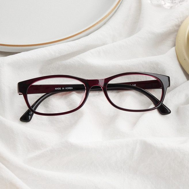 y2k 직사각 뿔테 안경 너드 긱시크 초경량 안경테 (렌즈없음)