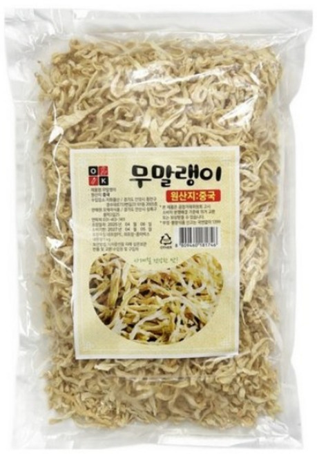 오케이식품 건조 무말랭이, 5개, 1kg