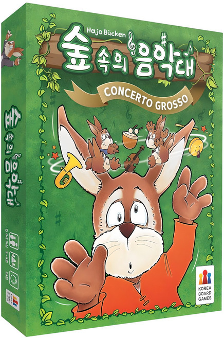 코리아보드게임즈 숲속의 음악대, 혼합 색상, 1개