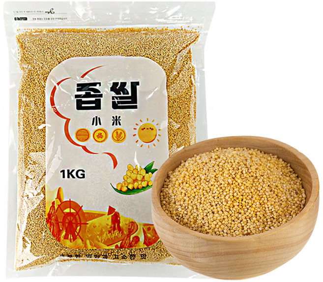 (배터짐) 최상급 품질 연변좁쌀 쑈미, 1개, 1kg