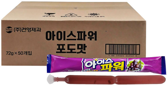 아이스파워 포도맛, 3.6kg, 1박스
