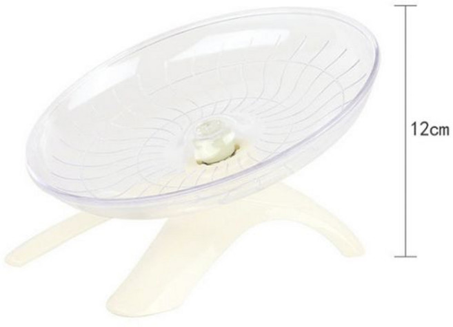 애완 동물 햄스터 비행 쏘서 운동 다람쥐 바퀴 마우스 런닝 디스크, SCARLET, 1개