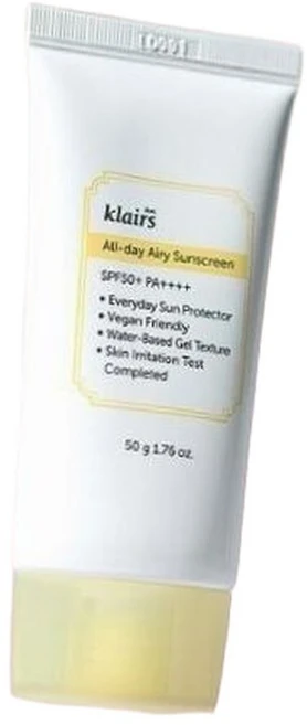 디어클레어스 수분선크림 클레어스 올 데이 에어리 선스크린 SPF50+ PA++++ 50g 3985599, 1개 - 쿠팡