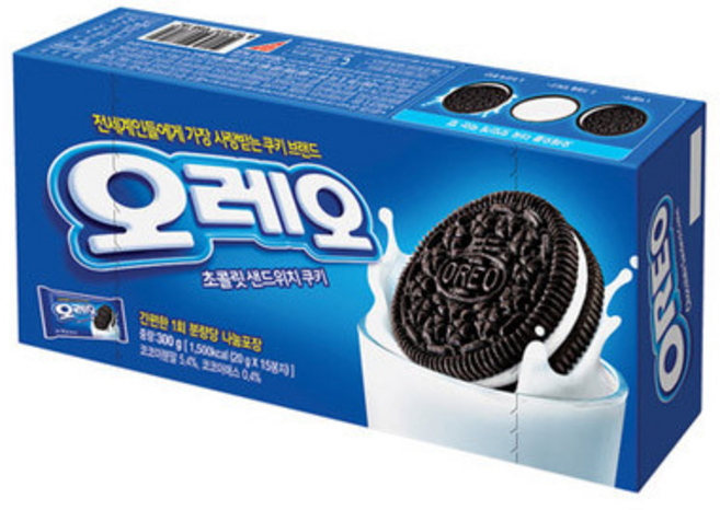 동서 오레오 화이트 샌드위치 쿠키, 300g, 7개