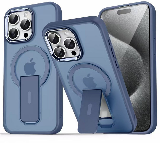 원더글라스 아이폰17 / 17프로 / 17프로맥스 / 갤럭시S25 / S25울트라 호환 맥세이프 마그네틱 이지 스탠드 변색방지 핸드폰 케이스