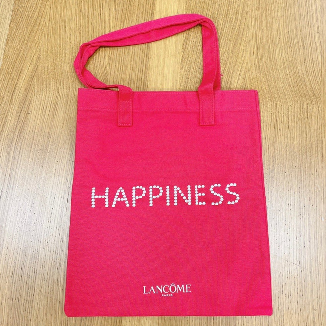 LANCOME 蘭蔻化妝包 完美幸福 手拿包 束口袋 收納包